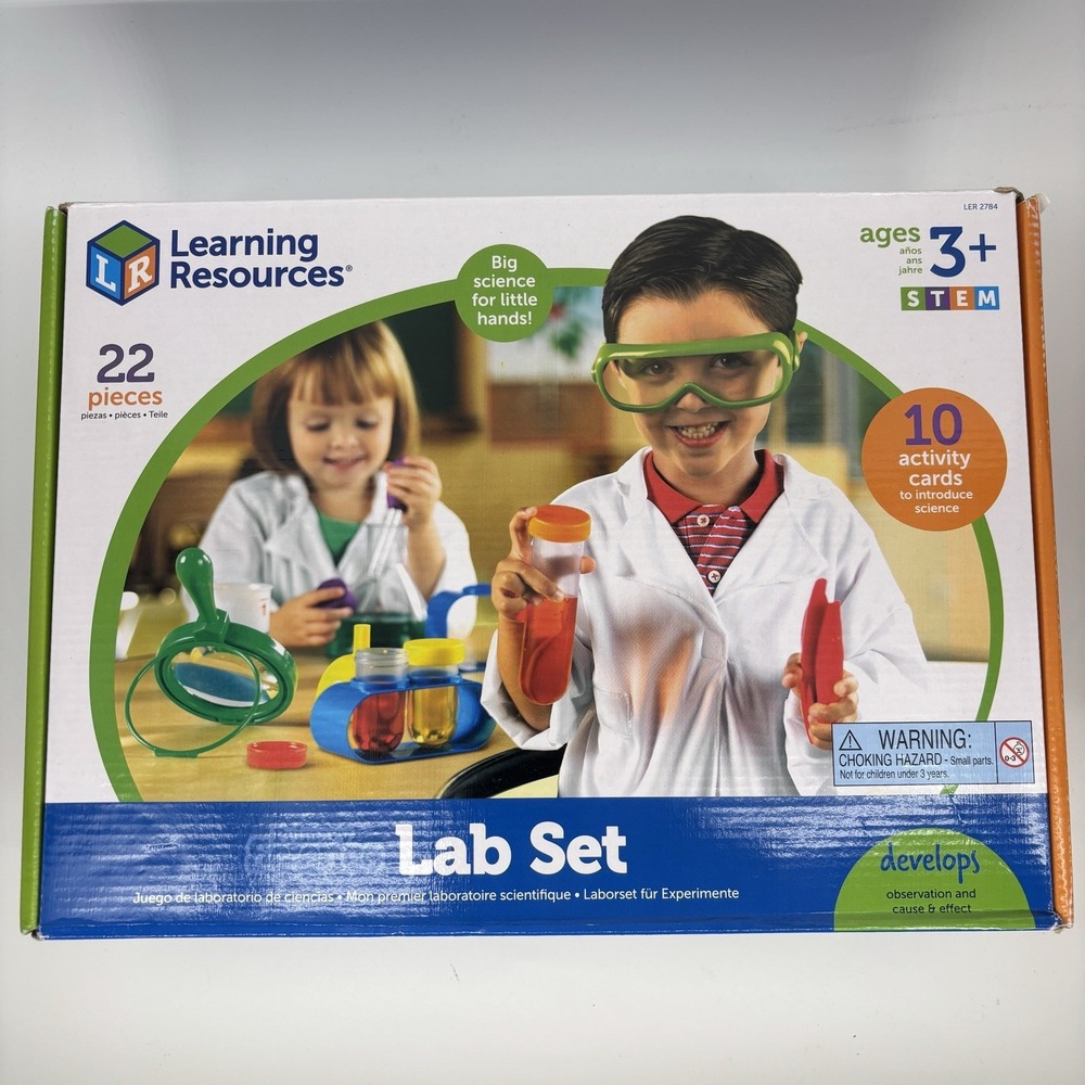 Learning Resources Primary Science Lab Activity Set Preschool STEM Chemistry NEW